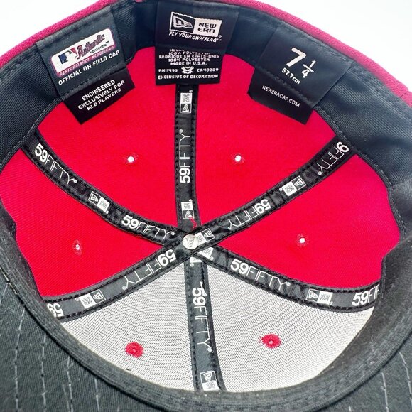 Philadelphia Phillies 2015 Stars N Stripes 7-1/4 Fitted Hat New Era 59FIFTY Red - Picture 9 of 9